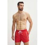 Gant pantaloni scurti de baie culoarea rosu