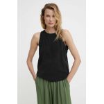 Answear Lab bluza femei, culoarea negru, neted