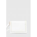 Answear Lab poseta de piele culoarea alb