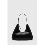 By Far poseta de piele culoarea negru, 19PFAMRSBLWLAR