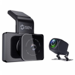 Camera auto DVR iSEN K10, FHD, IPS 3.0", Filmare 140°, GPS, Night Vision, Monitorizare parcare, WiFi, Slot memorie, Camera spate