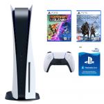 Consola PS5 SONY C Chassis 825GB, God of War Ragnarok, Ratchet and Clank, Card PS4 PlayStation Store 100 Ron
