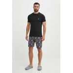 Emporio Armani Underwear pijama barbati, culoarea negru, modelator, 111573 4R506