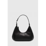 By Far poseta de piele culoarea negru, 20PFBASBLWSMA