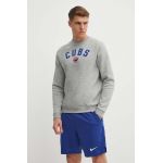 Nike bluza Chicago Cubs barbati, culoarea gri, melanj