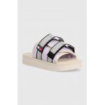 Tommy Jeans papuci TJW CITY HIKE SANDAL femei, culoarea bej, EN0EN02544
