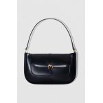 By Far poseta de piele culoarea negru, 19PFMDASBLWMED