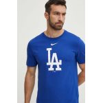 Nike tricou din bumbac Los Angeles Dodgers barbati, cu imprimeu