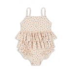 Konges Sløjd costum de baie dintr-o bucată pentru copii culoarea bej