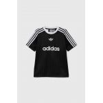 adidas Originals tricou copii culoarea negru, cu imprimeu