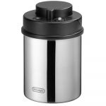 Recipient pastrare cafea cu vid DeLonghi DLSC063, Inox