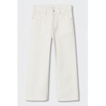 Blugi culotte cu talie medie