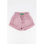 Pantaloni sport din denim cu buzunare aplicate