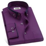 Cămașă de bărbați F448 violet XL