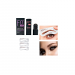 Stampila sprancene, Fit Me, Eyebrow Stamp, 3 Sabloane incluse, Brown