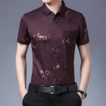 Cămașă bărbați F683 burgundy M
