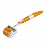 0,25 mm Vârf de titan Rolă Derma Reducerea ridurilor Rolă de masaj cu ac pentru circulația sângelui Rolă facială Mesoroller de titan pentru tratament facial 13,9 x 3,1 cm
