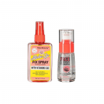 Set Spray fixare si baza de machiaj, Karite, Vitamina C si E