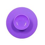 Perie din silicon pentru curățarea periilor violet