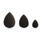 Set de bureți cosmetici pentru machiaj - 3 buc negru
