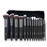Set de perii de machiaj cu carcasă