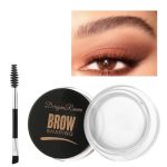 Gel cremă pentru modelarea sprâncenelor cu perie și perie Corrector pentru modelarea sprâncenelor Gel pentru coafare Cremă pentru sprâncene transparent