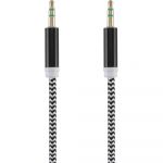 Cablu audio Tellur Basic, Jack 3.5 mm, 1 m, Negru