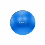 Minge gimnastica pentru exercitii fizice, diametru 65cm, culoare albastru, din PVC rezistent, anti-alunecare, anti-spargere