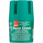 Odorizant solid Sano pentru rezervorul toaletei, Verde, 150g