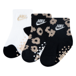 NHG 3PK GIRLS GRIPPER SOCK