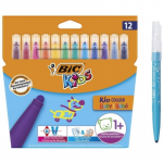 Carioci Colorate Bic Kid Couleur Baby, 12 Buc/set