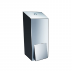 Dispenser Sapun Lichid Mini cu Rezervor, Inox Mat, 400 ml