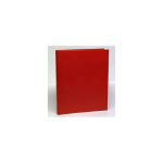 Caiet Mecanic 2 Inele - D25mm, Coperti Carton Plastifiat Pvc, A4, Aurora - Rosu