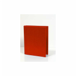 Caiet Mecanic 2 Inele - D25mm, Coperti Carton Plastifiat Pvc, A5, Aurora - Rosu