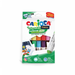Creioane Tempera, Pentru Textile, Rezistente La Spalat, 10 Culori/cutie, Carioca Temperello Fabric