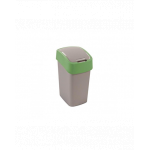 CURVER Cos de gunoi &quot;FLIP BIN&quot; 9 L argintiu / verde