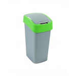 CURVER Coș de gunoi FLIP BIN 45 L argintiu/verde