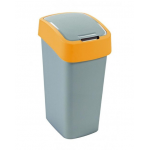 CURVER Coș de gunoi FLIP BIN 45 L argintiu/portocaliu