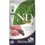 FARMINA N&amp;D Prime Adult Medium/Maxi Hrana caine talie medie si mare, cu miel si afine 2,5 kg