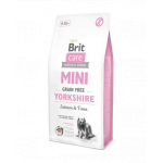BRIT Care Grain Free Mini Yorkshire hrana uscata caini adulti talie mica, somon si ton 2 kg