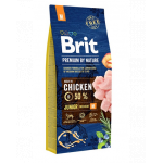 BRIT Premium By Nature Hrana uscata pentru cainii junior talie medie M 15 kg