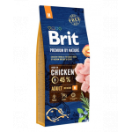 BRIT Premium By Nature Adult Medium M Hrana uscata pentru caini adulti de talie medie, cu pui 15 kg