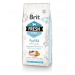 BRIT Fresh Adult Large Muscles&amp;Joints 12 kg hrana uscata caini adulti talie mare, peste si dovleac