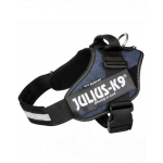 TRIXIE Ham Julius-K9®, Mini-Mini/S: 40–53 cm/22 mm, jeans