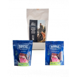 SIMPLY FROM NATURE SET hrana pentru caini coapta la cuptor, cu vita 1,2 kg + recompense naturale cu vita