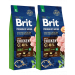 BRIT Premium By Nature Adult Extra Large XL hrana uscata caini adulti de talie foarte mare 30 kg (2 x 15 kg)