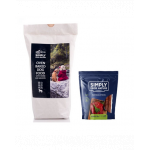 SIMPLY FROM NATURE Hrana uscata pentru caini, coapta la cuptor, cu somon si carne de cal 1,2 kg + Sticks recompense pentru caini, carne de cal 3 buc.