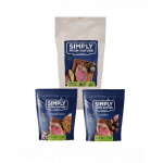 SIMPLY FROM NATURE Hrana uscata coapta la cuptor, cu vita 1,2 kg + recompense naturale cu vita