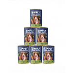 SIMPLY FROM NATURE Hrana umeda pentru caini, cu fazan si morcovi 6 x 400 g