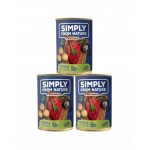 SIMPLY FROM NATURE Hrana umeda pentru caini, carne de cal si cartofi 3 x 400 g